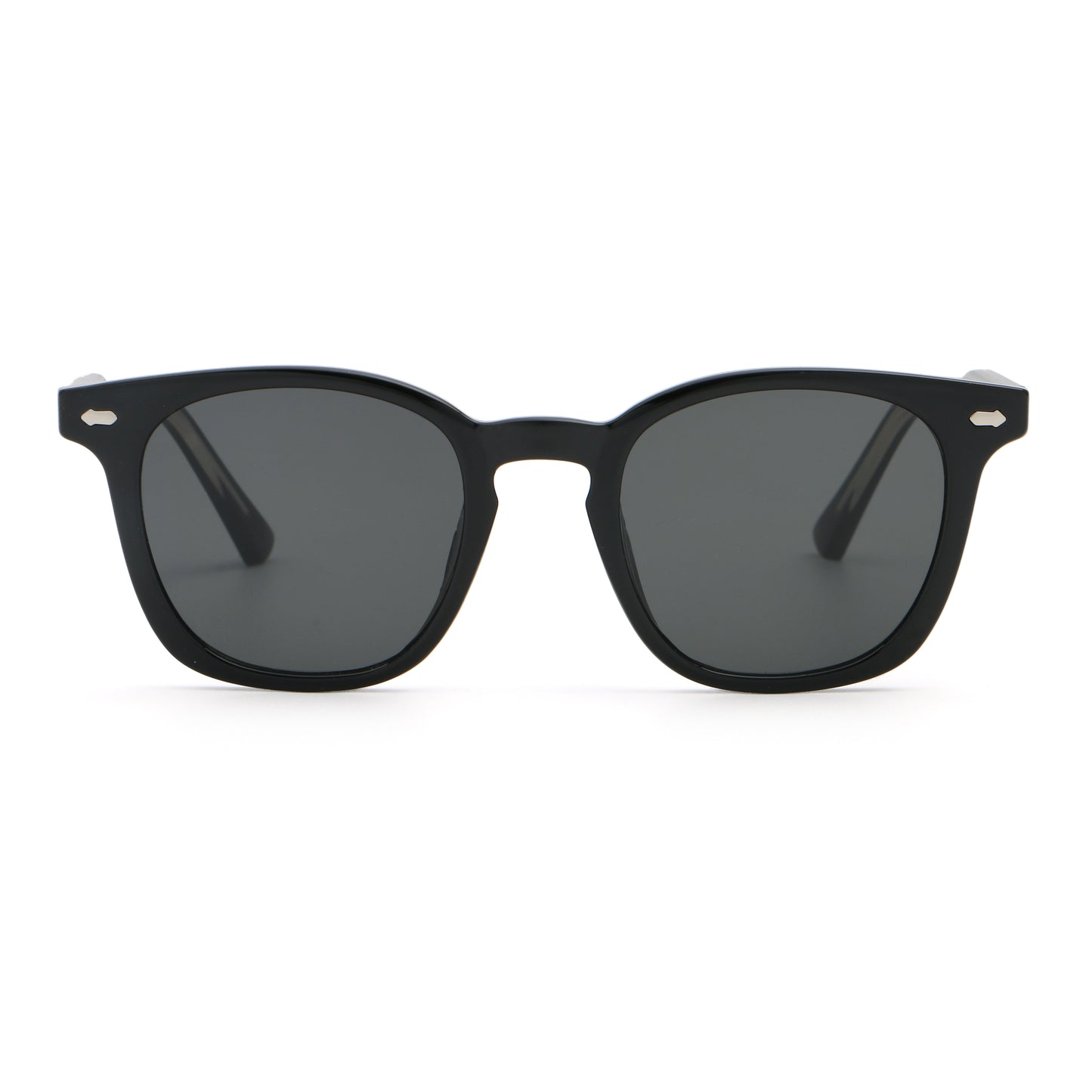 Ayelah AZ6243 Retro Classic Round Reinforced Solid Colour sunglasses