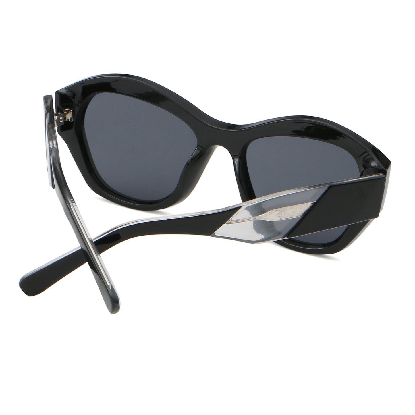 Ayelah AZ8824 Acetate Sculptural Cat-Eye Sunglasses