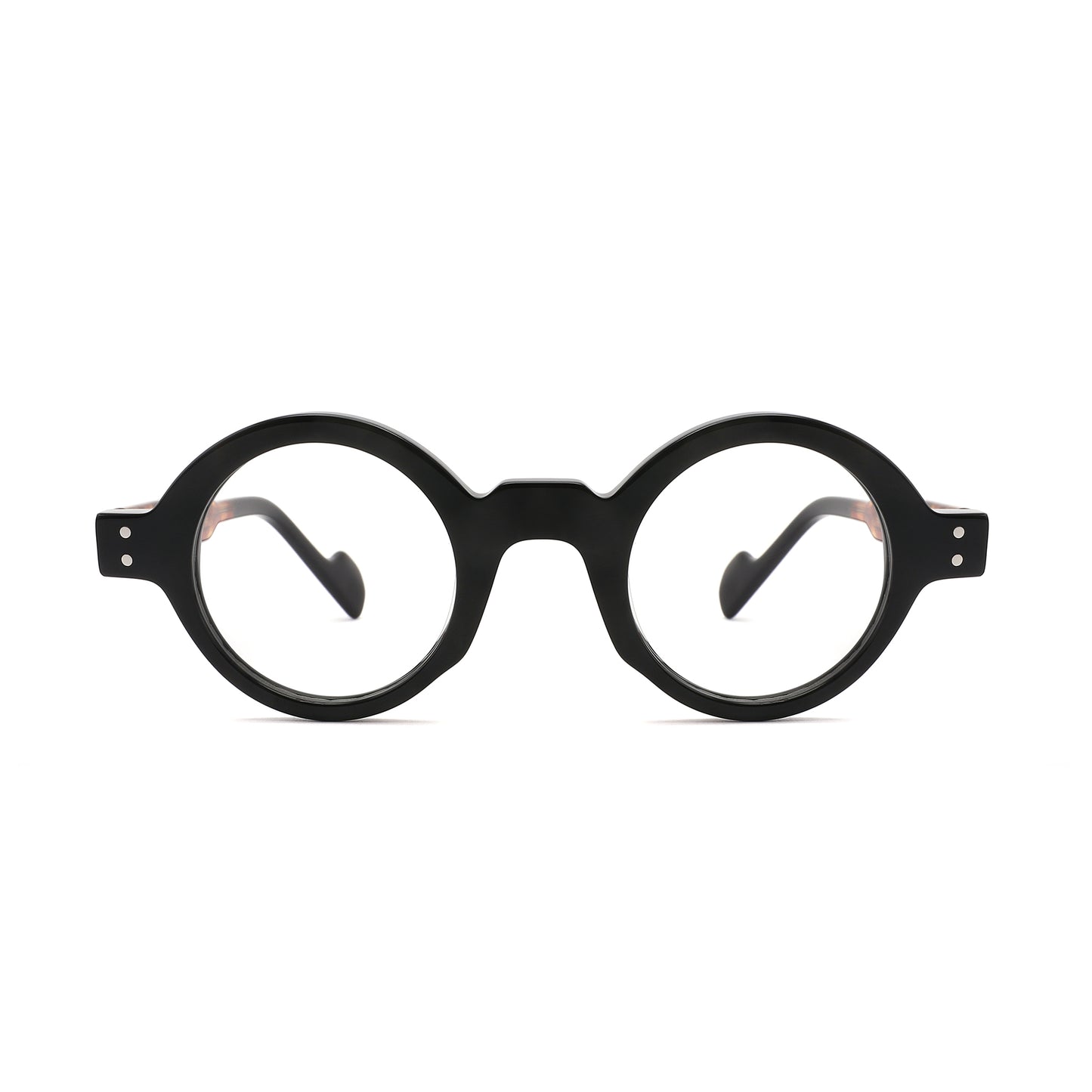G2402 Retro Chic Round Acetate Eyeglasses
