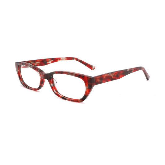 RAK6611 Red/Amber eyeglass frame for Unisex | Optical Eyewear