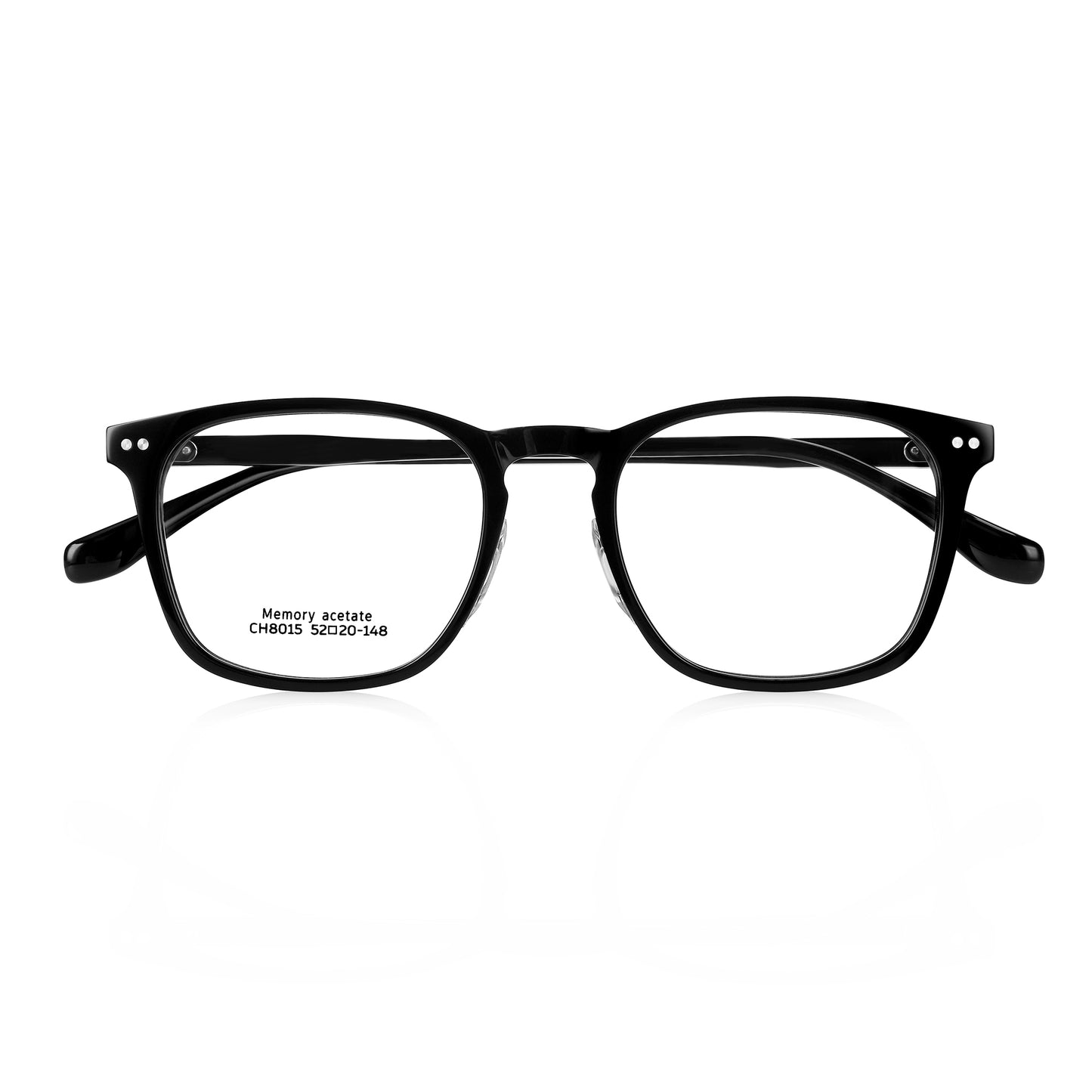 8015 Transparent Acetate eyeglass | Solid Colour Eyewear