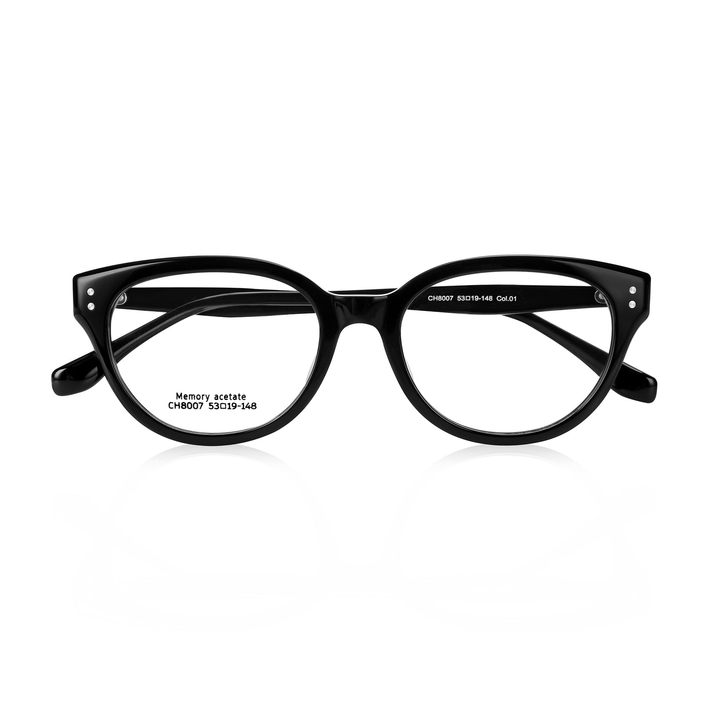 8007 optical round frame solid colour | New collection 2025 eyewear