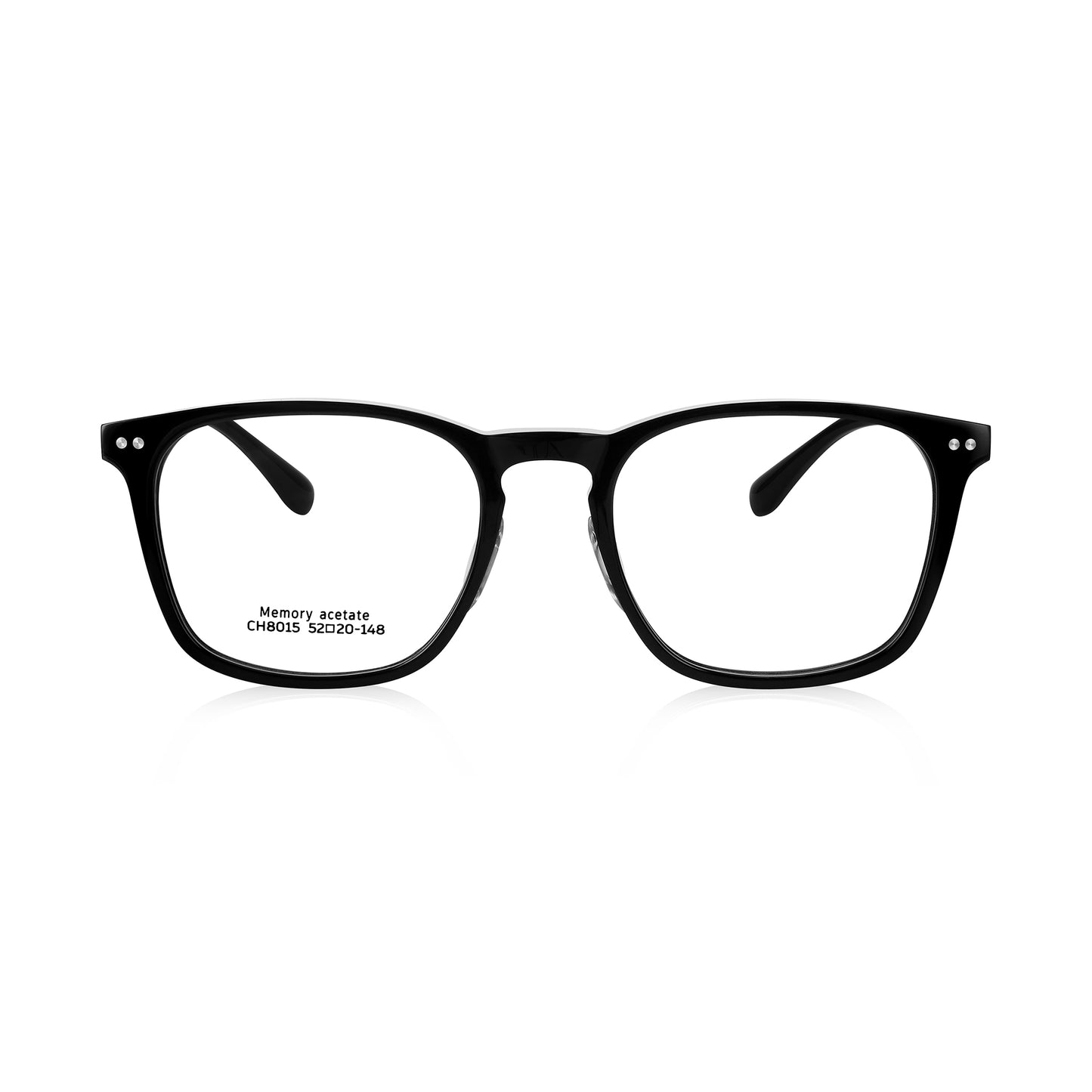 8015 Transparent Acetate eyeglass | Solid Colour Eyewear