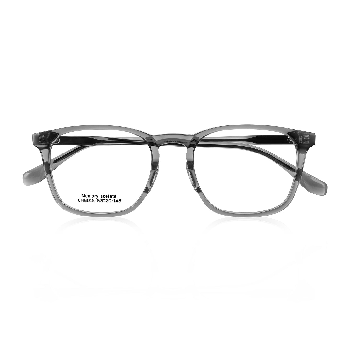 8015 Transparent Acetate eyeglass | Solid Colour Eyewear