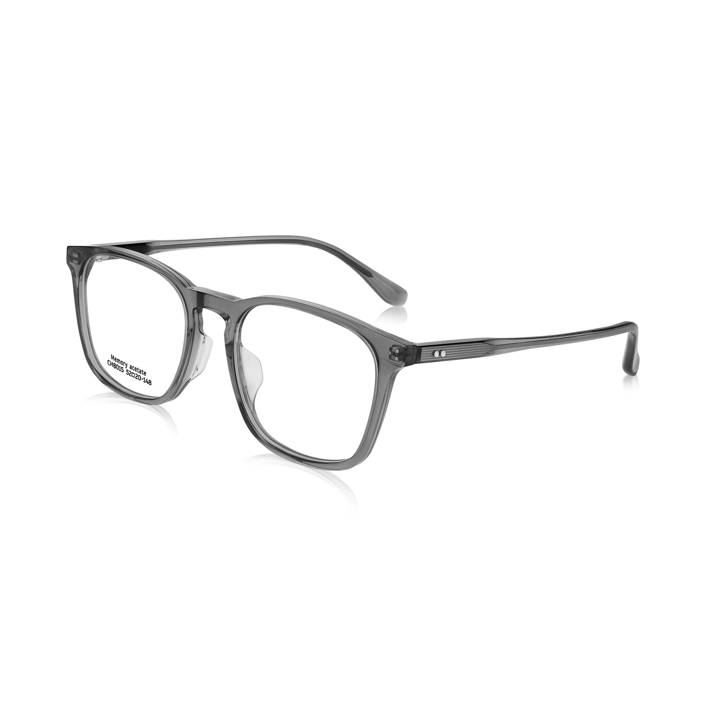 8015 Transparent Acetate eyeglass | Solid Colour Eyewear