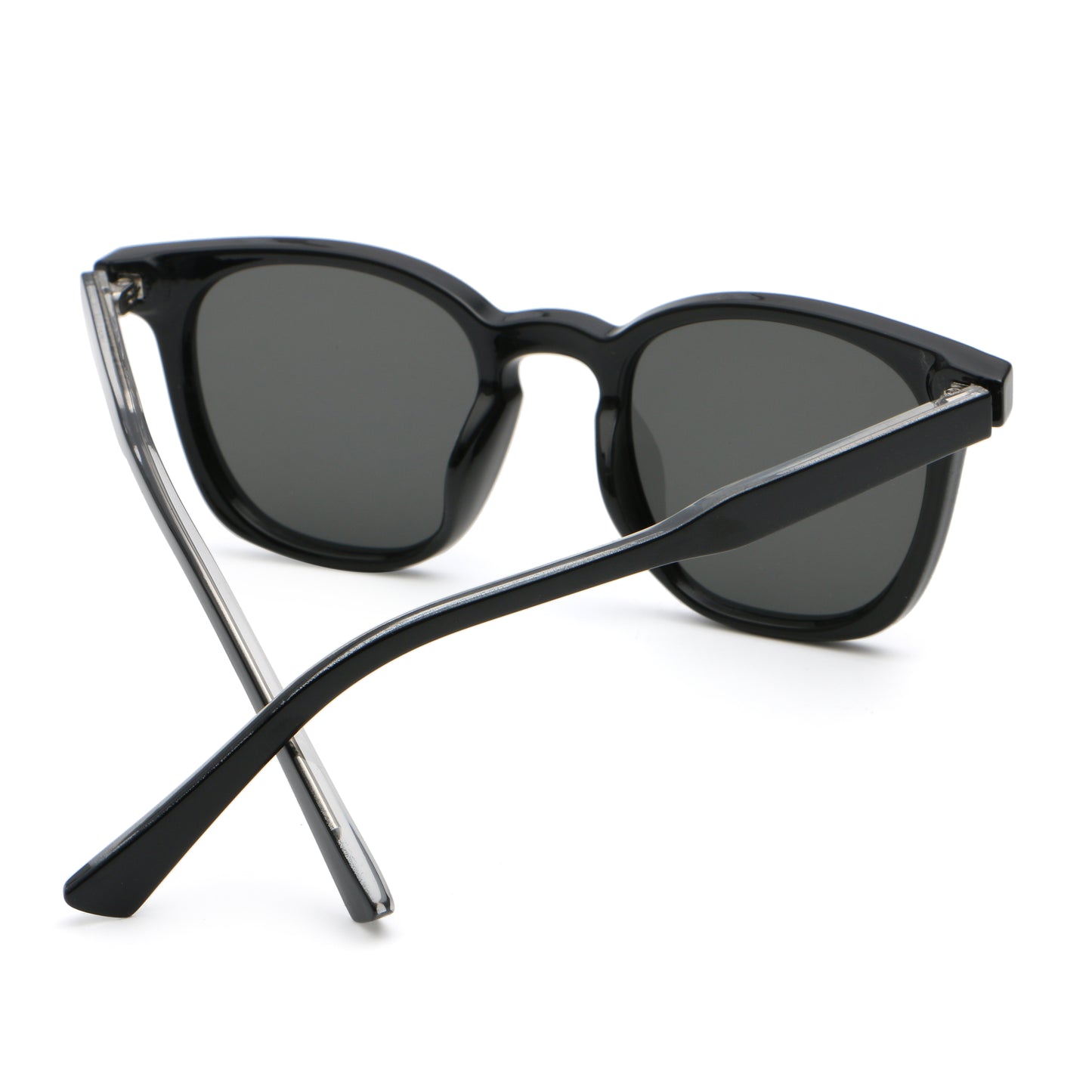 Ayelah AZ6243 Retro Classic Round Reinforced Solid Colour sunglasses